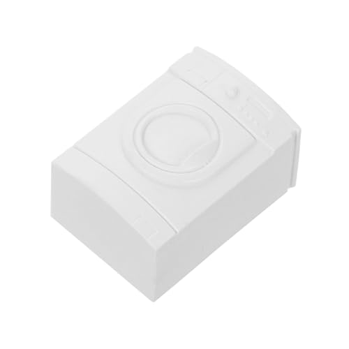 Toddmomy Maßstab Puppenhaus Mini Waschmaschine Modell Motorik und Kreativität Sicher und Tragbar