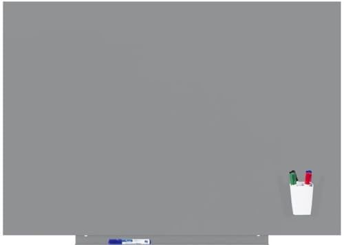 Lackiertes Skinwhiteboard-Modul 75x115cm RAL 7038 achatgrau von Rocada