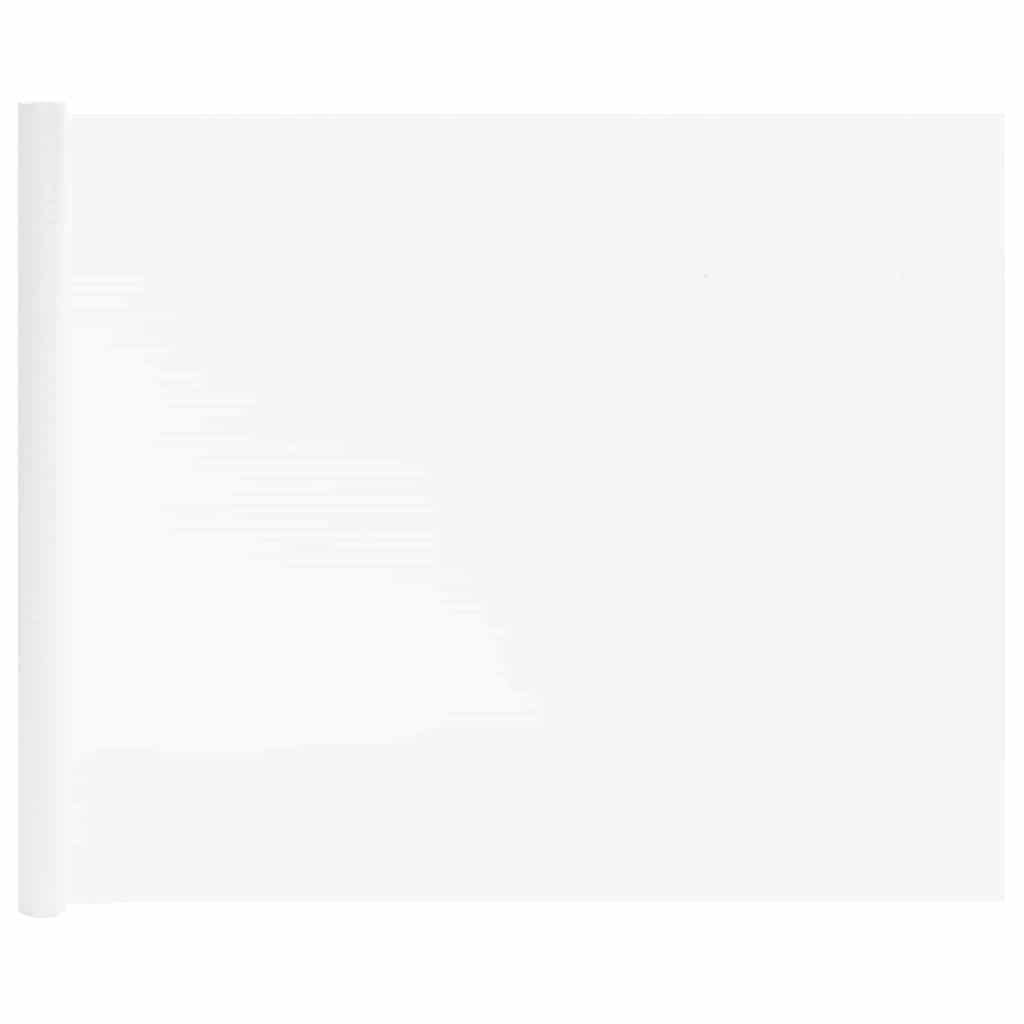 Film autocollant pour fenêtre, blanc givré, 90 x 1000 cm, en PVC, teinté pour salle de bain, chambre à coucher, bureau, isolation UV, anti-éblouissement, opaque, mat, pour intérieur