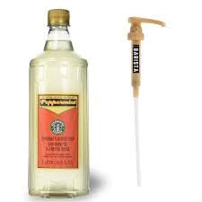 Peppermint Syrup - 1 Liter Bottle Bundle - Premium Peppermint Syrup Taste - Perfect for Starbucks Coffee, Lattes, Mochas, and Desserts - Combo Bottle With Pump