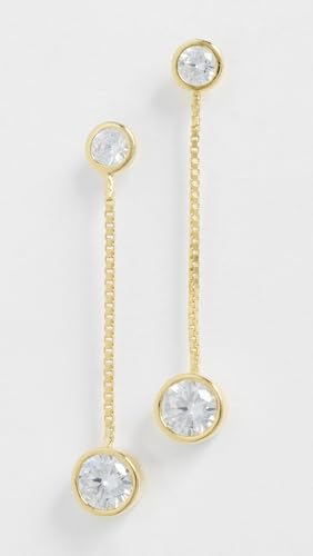 SHASHI Women's Solitaire Moissanite Drop Earrings2