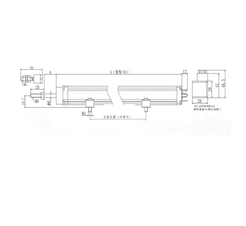 Sensor de desplazamiento lineal para solucionar fallos de moldura KTC1-150 mm 6