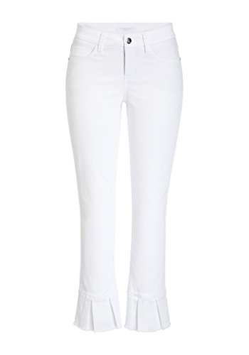 Preisvergleich Produktbild Cambio Jeans Lucille in weiß mit Vollantabschluß (34)