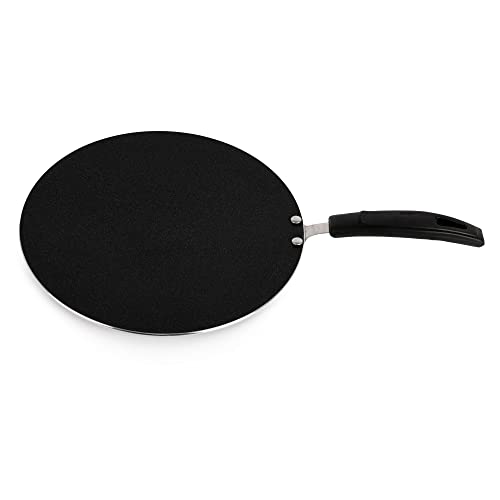 AM Home and Kitchen Non-Stick Tawa Pan (30.5cm) – Ideal for Chapati, Pancakes, Crepes & Dosas – Even Heat Distribution, Quick Cleanup, Stay-Cool Handle
