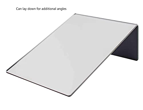 Espejo acrílico rectangular 7 x 5 pulgadas para maquillaje miniatura 3