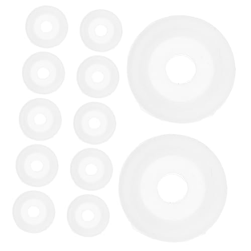Alipis 12 Piezas Unidades Juntas de Silicona para Válvula Flotante Anillos de Sellado Transparentes para Olla Presión Eléctrica Recambio Seguro para Cocinas