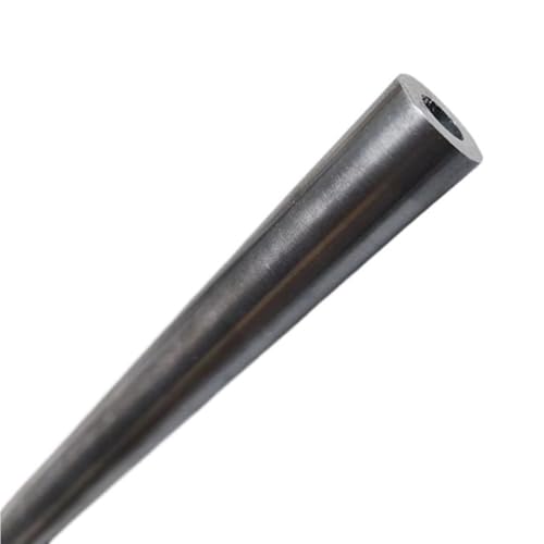 Tube rond creux en métal de 50 cm, finition polie, tube en acier au carbone de précision for l'architecture(28 x 21mm)