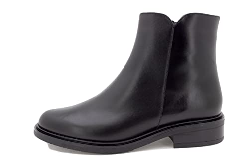 Bottine cuir noir femme PieSanto pour un style urbain actif