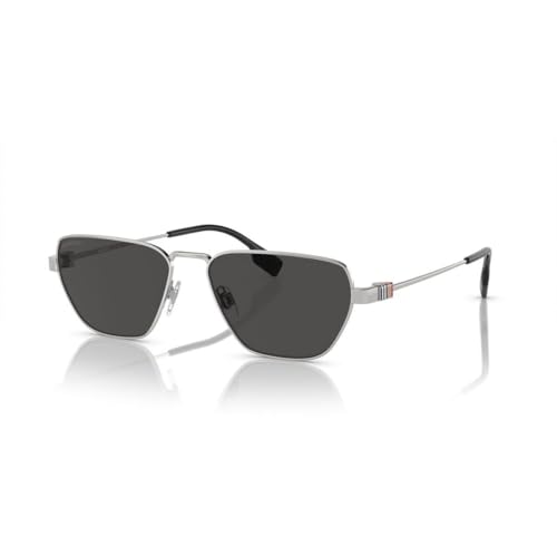 BURBERRY Sunglasses BE 3146 100587 Silver Dark Grey