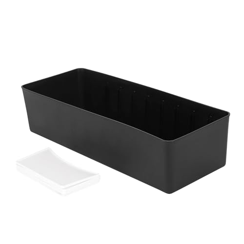 Image of Cutting EDGE Stackable Storage Drawer Organiser, Set of 8 (Black & White)