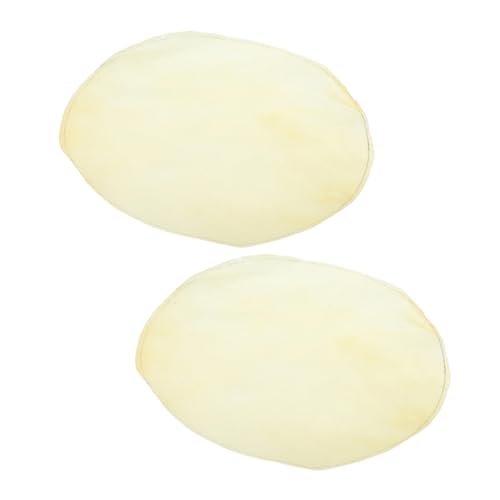 GALPADA 2pcs Drum Goat Leather Drum Covers Durable Conga for Enhanced Bass and Overtone for Musicians and Drummers