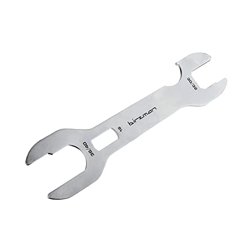 BIRZMAN Double-Sided BB & Tête Set cléw. hookspanner Outils Cycle/VTT/VAE Adulte Unisexe, Argent, Taille Unique Cover