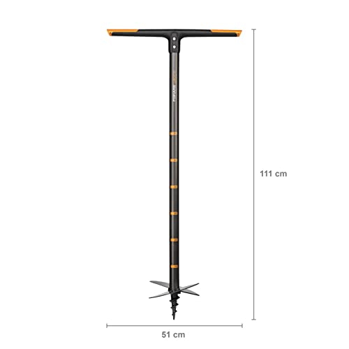 Fiskars QuikDrillTM Handerdbohrer, 200 mm Durchmesser, Silber - 2