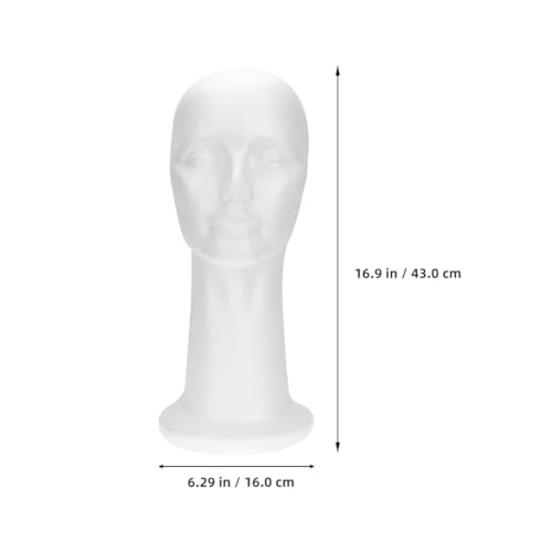 Cabeza de maniquí expositora para optimizar el diseño visual de escaparates 3