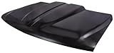 JEGS 78715 Dual Cowl Induction Hood for 1999-2002 Chevy Silverado 1500, 2500, 3500 & 2001-2002 Chevy Silverado 1500HD, 2500HD; Black Steel; Truck; Front Upper; Modern Style