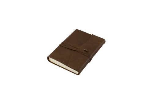 Petit journal en cuir marron chocolat carnet de voyage pour vos récits