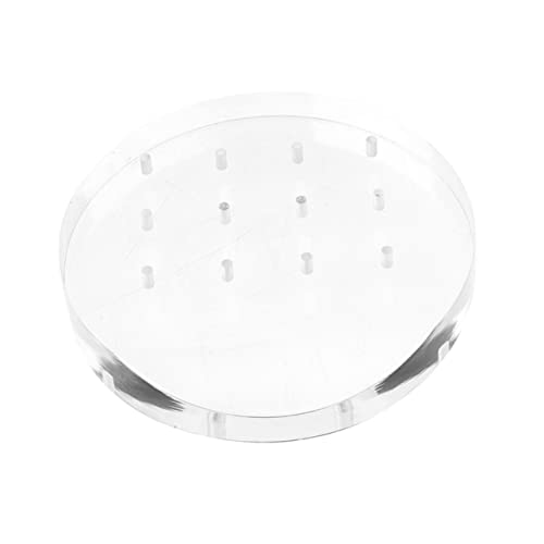 Soporte Transparente para Brocas de Uñas con 12 Agujeros miniatura 1