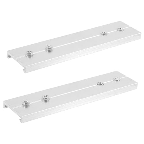 Ciieeo 2Pcs Curtain Track Connector Premium Window Drapery Joints for Ceiling Wall Mount Versatile Extension for Curtain Tracking Kits and Drapery Systems