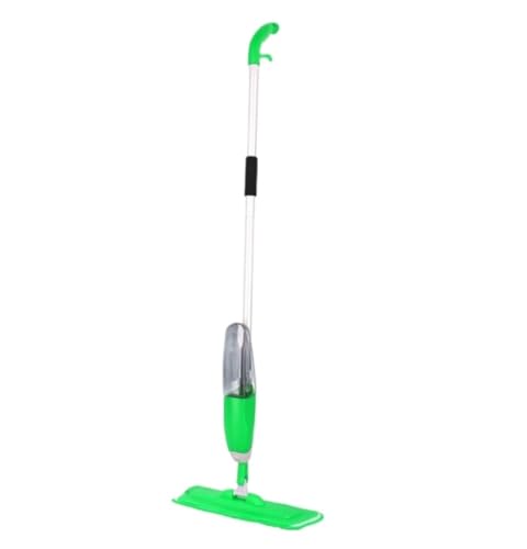 Mopa Mop Mopas Fregona Fregona con Mango Telescópico para Limpieza En Seco Y En Húmedo De Suelos De Baldosas, Baños Y Garajes Trapeador de Limpieza(Grün)
