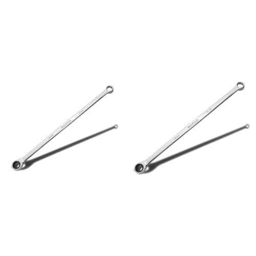 Chinese Premium Tool Double Box End Ratcheting Wrench 17 X 19mm