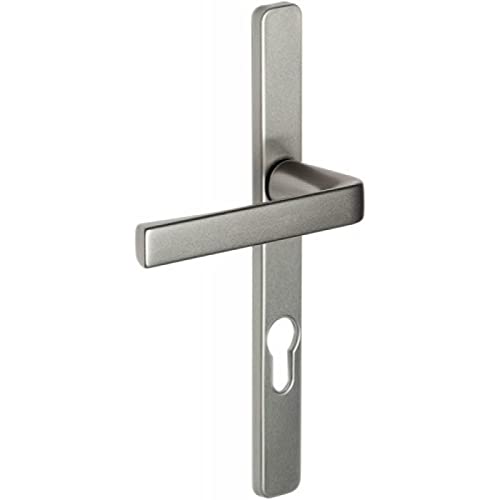 Vachette Set de Poignée de Porte Vitrée sur Plaque Étroite 24mm KAZA - Clé I pour Porte...