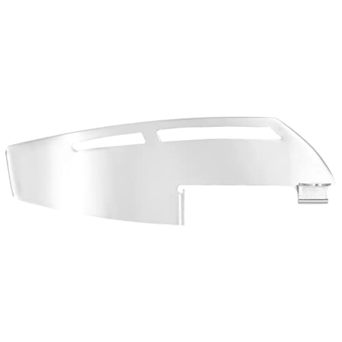 Hdbubalus Motorcycle Driver Floorboard Heel Guard Fit For Harley Softail 86-17 Touring Fld 2012-2016 Touring Electra Glide Road Glide Road King Street Glide (Color:chrome) #TOP4