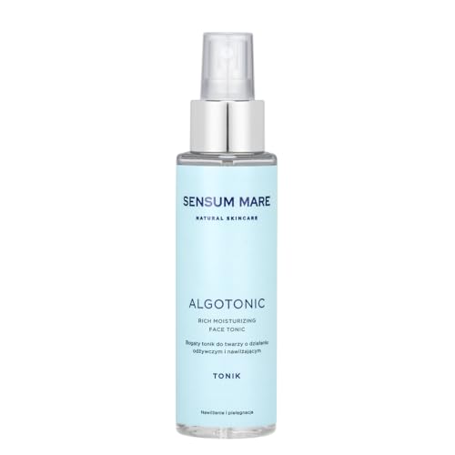 Sensum Mare, Algotonic, Tonico Viso Idratante Ricco, Nutriente, Lenitivo, Rinfrescante, Riequilibrante Del Ph, Alghe, 100 Ml