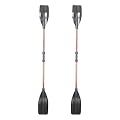 Aceirropy 2PCS Pagaia per Kayak Regolabile, Pagaia da pesc-a in Alluminio, Stand Up Paddle, PagaiaDoppia,Remo in Alluminio per Kayak, RegolabileAlluminio Doppia RemiKayak,per Canoa, Barche Gommone