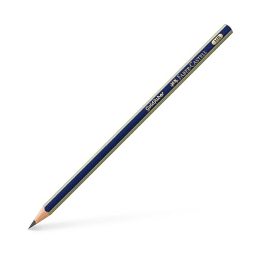 Lápices Faber-Castell Gold 1221 HB Negro Pack 12 miniatura 1