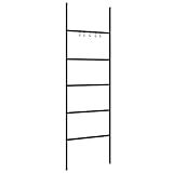 【Design compact :】 l'échelle de couverture est sur pied et non attachée de sorte que vous puissiez simplement l'appuyer contre un mur et accrocher les serviettes sur les échelons pour les sécher et les garder à portée de main. Elle tire le meilleur parti des espaces limités.