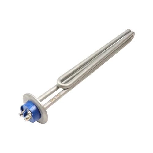 Calentador de agua eléctrico tubular de acero inoxidable de 1,5' (diámetro exterior de 50,5 mm), 220 V, 2,5 kW/3,5 kW, elemento calefactor de inmersión for elaboración casera.(Heater and Clamp,220V 25