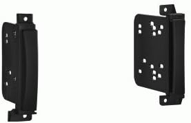 Double Din Install Car Stereo Dash Kit for a Aftermarket Radio Fits 2011-2013 Dodge Durango and Jeep Grand Cherokee Trim Bezel is Painted Matte Black