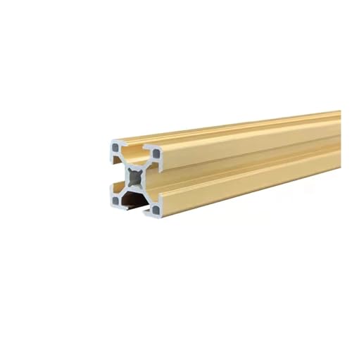 Profilé aluminium 3030 doré guide linéaire extrudé 650mm SJB920-75A