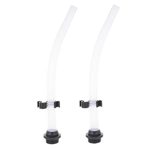 COSMEVIVI Can Spout Set 2pcs Plastic Nozzles Flexible Leakproof Easy to Install for Gas Cans Random Color