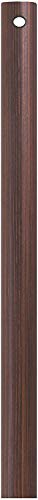 Image of True Light Ceiling Fan Down Rod 1.5 Feet (18 Inch) (Powder Coated Brown) Fan Hanging Rod Fan Pipe High Durability, Heavy Duty - 1 piece (Brown color)