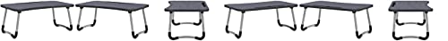 Image of AJB Multi-Purpose Laptop Desk for Study and Reading with Foldable Non-Slip Legs Reading Table Tray, Laptop Table, Laptop Stands, Laptop Desk, Foldable Study Laptop Table, Study Table (Black)