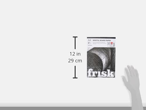 Frisk 23104004 Bristol Board Paper Pad A4 250gsm, White