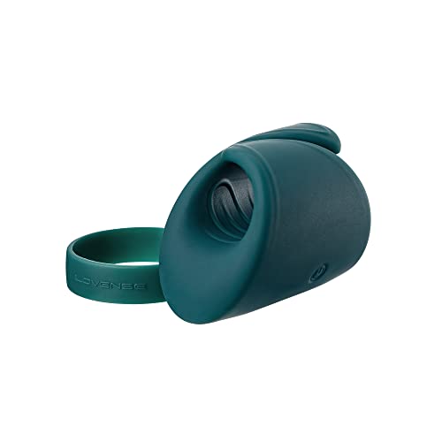 LOVENSE Gush Penis Ring Vibrator, Flexible Silicone Vibrating Cock Ring for Men, Wearable Cock Sleeve Massager Long-Distance Bluetooth Remote Reach with Music Sync, Partner & App Control