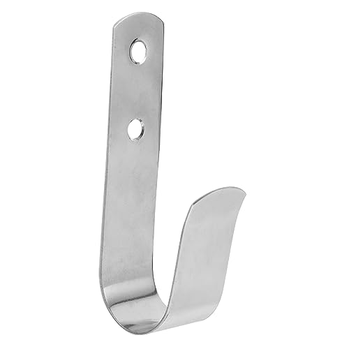 Ciieeo Sturdy Stainless Steel Boat Hook Storage Multi Function Wall Hook for Fishing Rods Ropes and Gear Accessory for Indoor and Outdoor Use