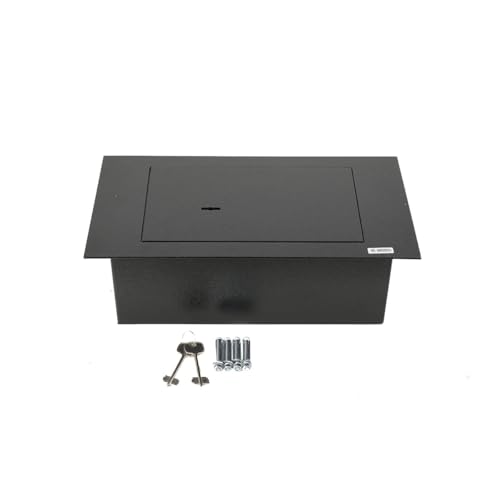Cozyel Hidden Security Floor Safe w/Key Lock, Floor Safe In-Ground Fireproof Safe Home Security...