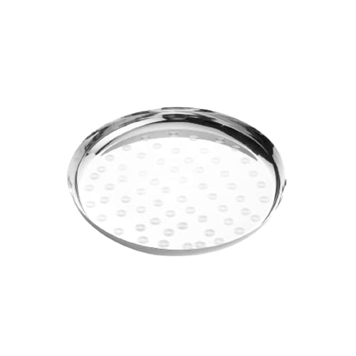 KipiqStainless Steel Thali Plate | Dinner Stainless Steel Plate | (2 Piece- 27.4 cm)