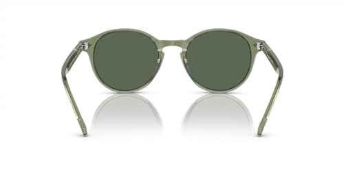 Vogue Eyewear Man Sunglasses Dark Havana Frame, Dark Brown Lenses, 48MM4