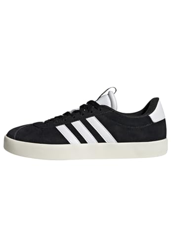 adidas Femme VL COURT 3.0 SHOES, Core Black / Cloud White / Gold Metallic, 38 2/3 EU