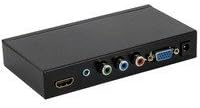 VGA or Component RCA to HDMI Converter, 1080p with Scaler, by Sewell