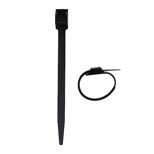 Zenitech - 10er Pack Kabelbinder 6x114 mm - Schwarz - Für Kabelbündelung und -sicherung - Schnelle, unauffällige Befestigung - Geeignet für Kabel, Schläuche, IRL-Rohre - Kostengünstige Lösung