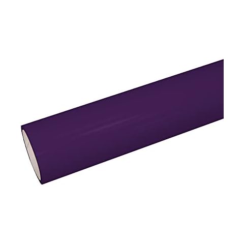 Vinyl Ease 12" x 20 ft Roll of Glossy Purple Permanent Adhesive-Backed Vinyl for Craft Cutters, Punches and Vinyl Sign Cutters V0455 Cover