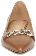 Naturalizer Womens Becca Pointed Toe Low Heel Flats English Tea Brown Leather 9 M | Image 5