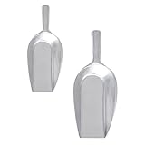 TOYANDONA 2 Stück Aluminiumschaufeln für Eiswürfel und Reis aus Aluminium Vielseitig Einsetzbar und Sicher in Anwendung für Küche und Riegel
