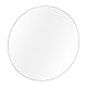 FAAING 80 Stück 10cm Acrylscheibe rund, 1mm Acrylglas runde klare Acrylplatte, transparente Acrylscheibe für Beschilderung, Malen, Basteln, Schlüsselanhänger Herstellung