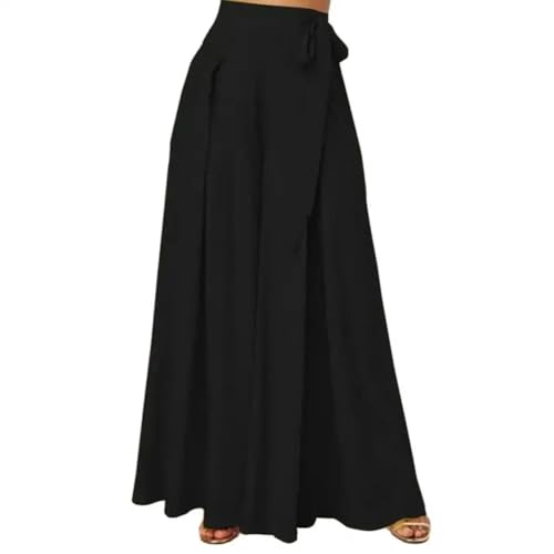 Wide Leg Pants Woman Women's Skirt Pants High Waist Loose Wide Leg Pants A-Line Large Hem Casual Skirt Pants3